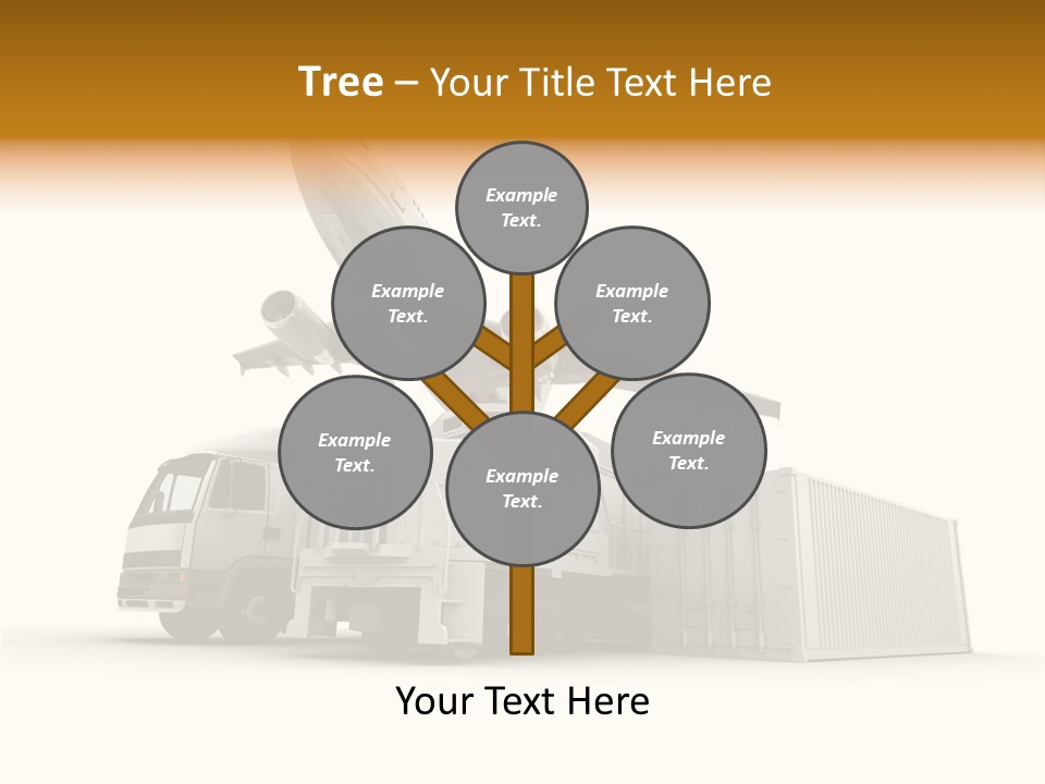 Lorry Business Merchandise PowerPoint Template