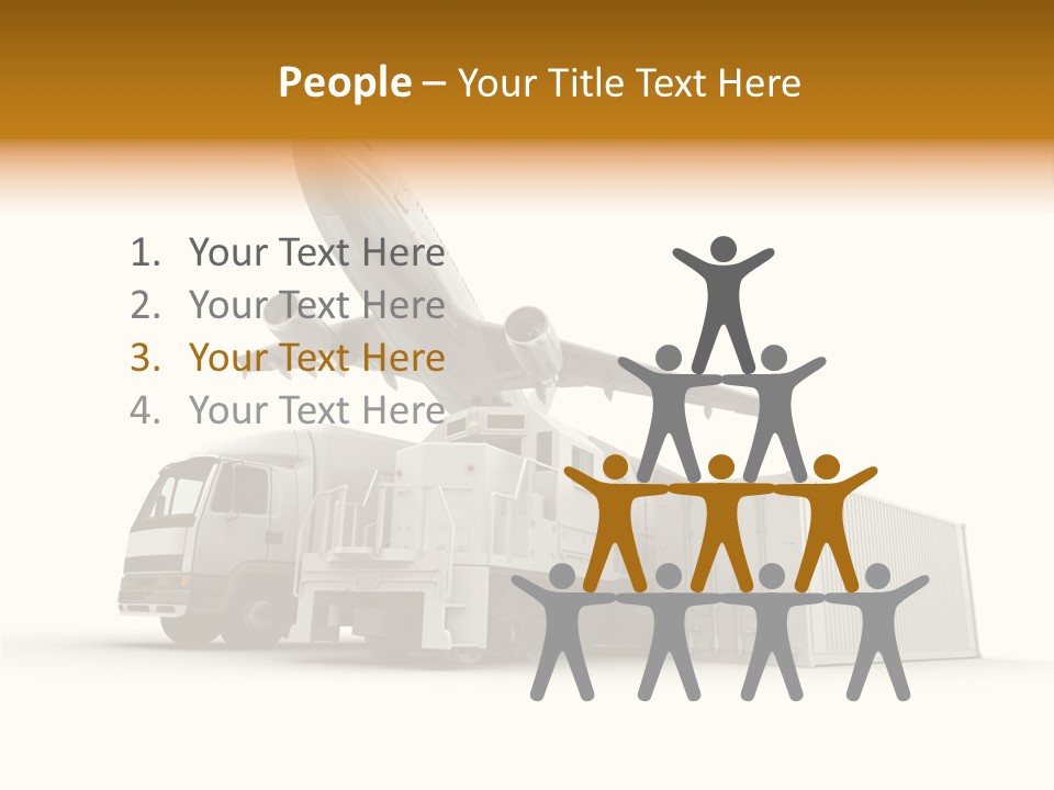 Lorry Business Merchandise PowerPoint Template