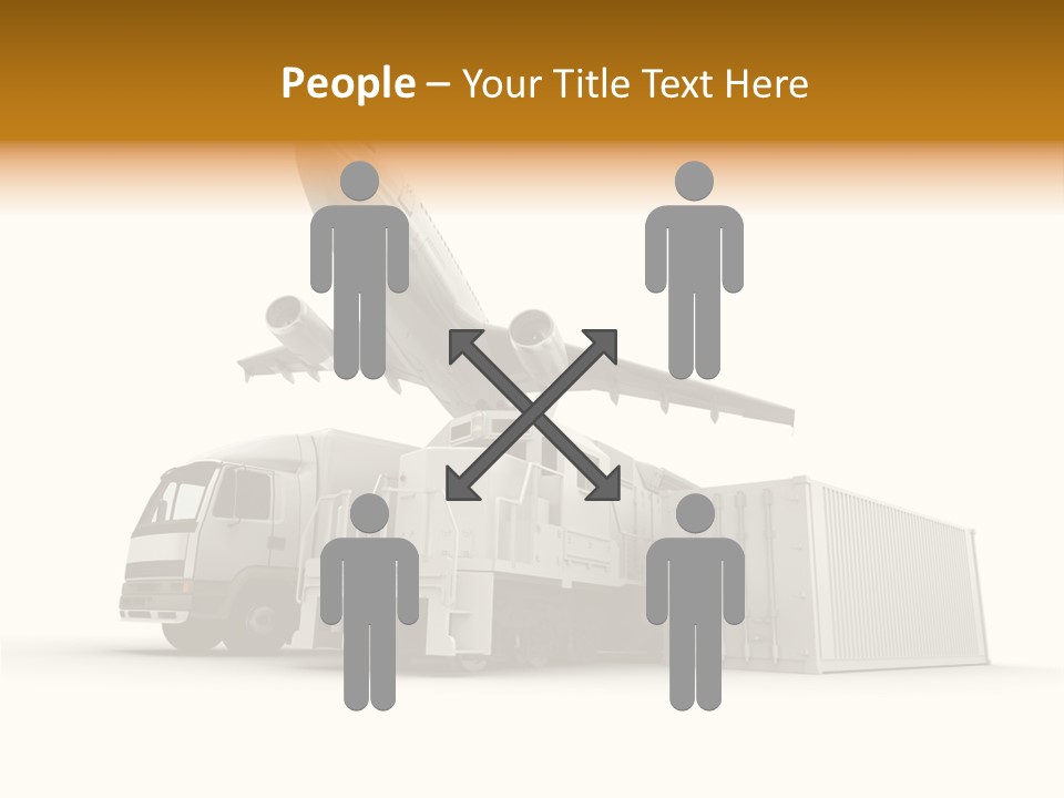 Lorry Business Merchandise PowerPoint Template