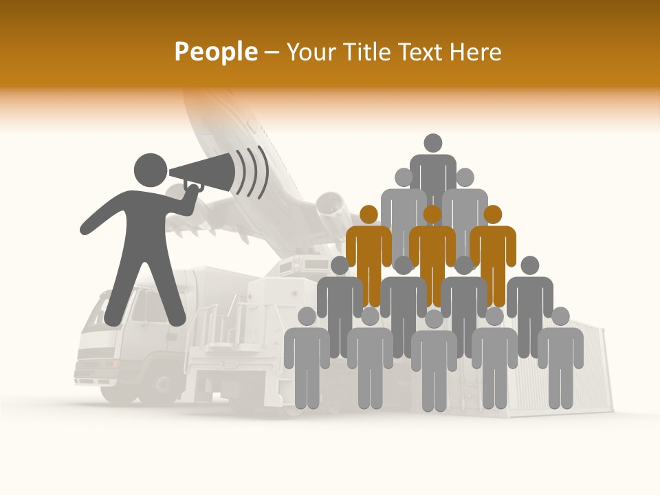 Lorry Business Merchandise PowerPoint Template