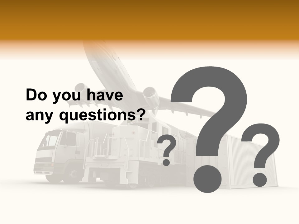 Lorry Business Merchandise PowerPoint Template