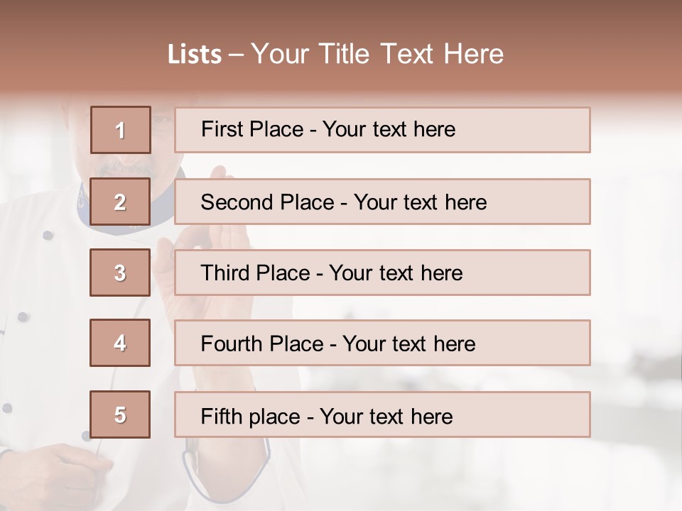Menu Cook Expertise PowerPoint Template