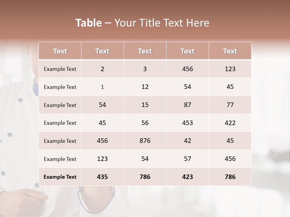 Menu Cook Expertise PowerPoint Template