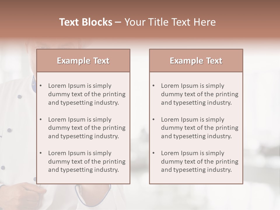 Menu Cook Expertise PowerPoint Template