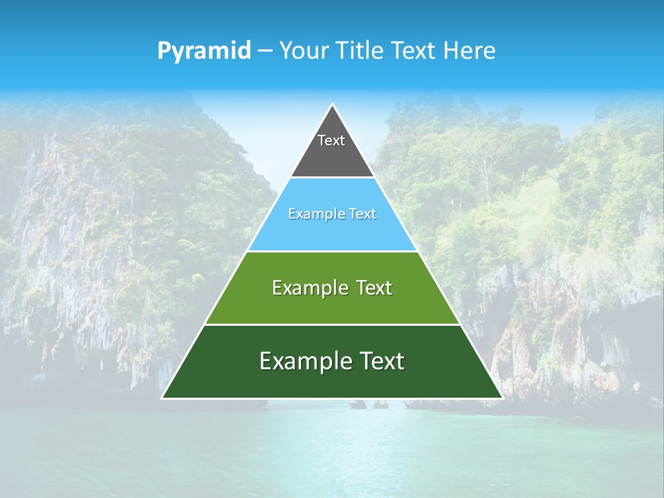 Nobody Summer Seascape PowerPoint Template