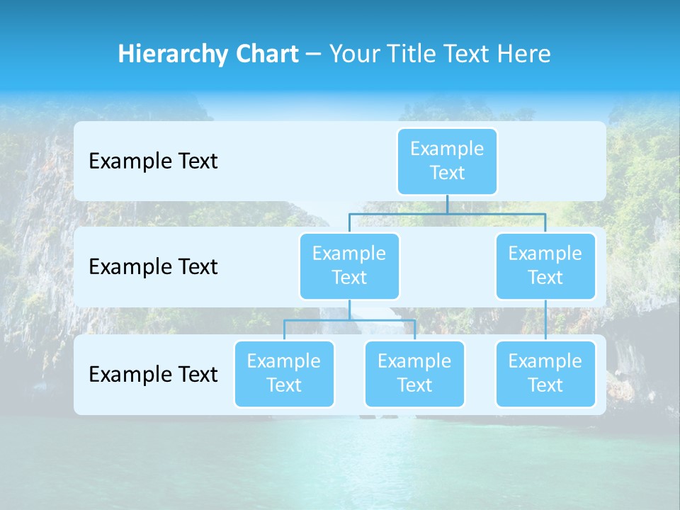 Nobody Summer Seascape PowerPoint Template