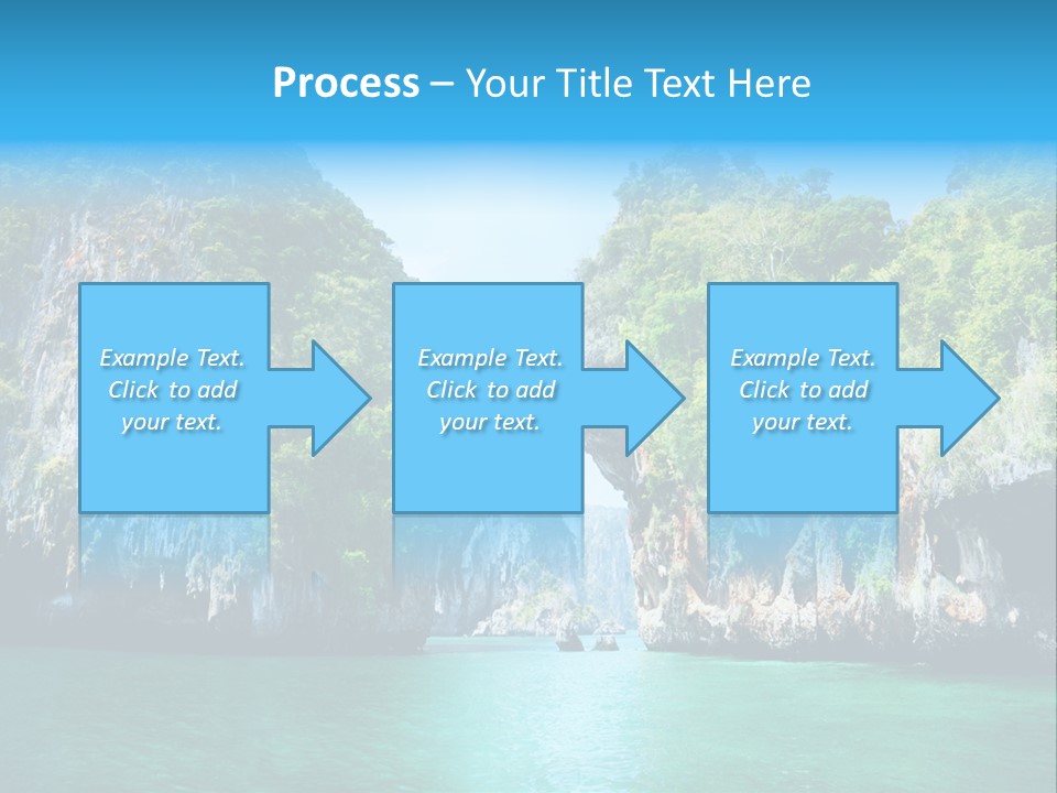 Nobody Summer Seascape PowerPoint Template