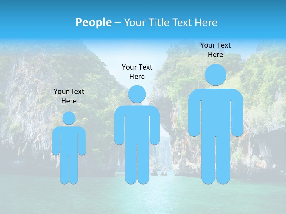 Nobody Summer Seascape PowerPoint Template