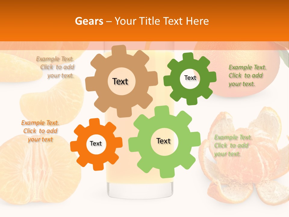 Closeup Beverage Refreshment PowerPoint Template