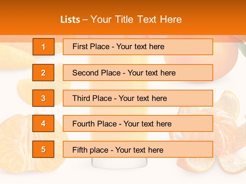 Closeup Beverage Refreshment PowerPoint Template