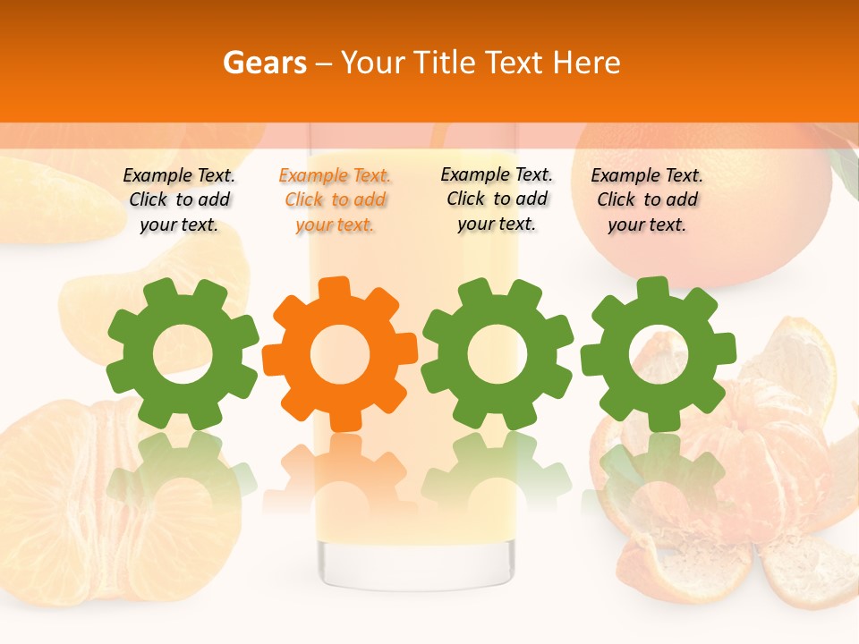 Closeup Beverage Refreshment PowerPoint Template