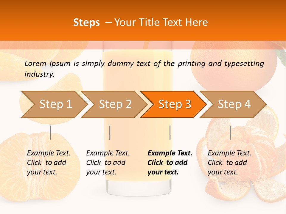 Closeup Beverage Refreshment PowerPoint Template