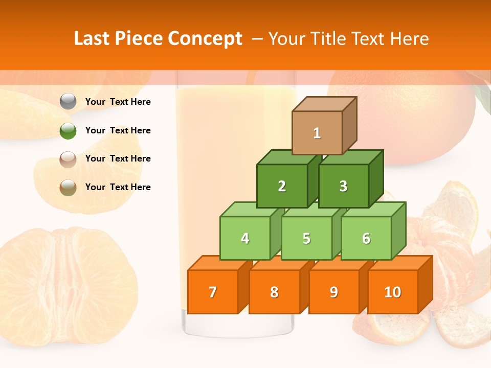Closeup Beverage Refreshment PowerPoint Template