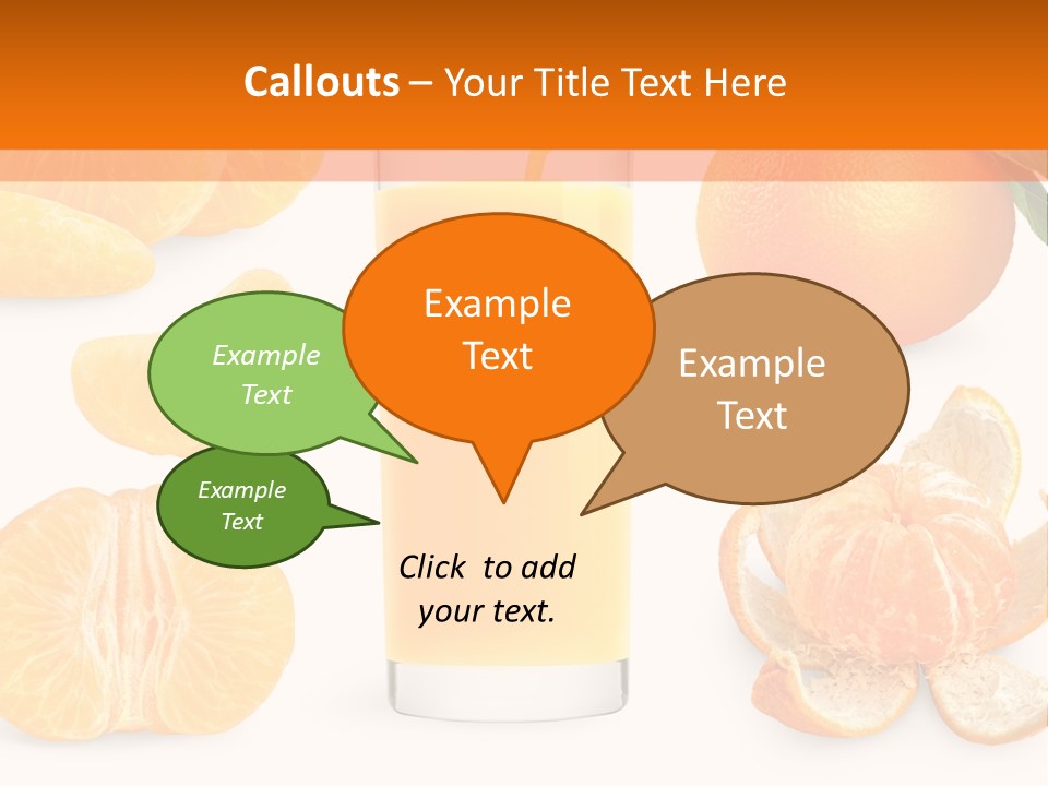 Closeup Beverage Refreshment PowerPoint Template