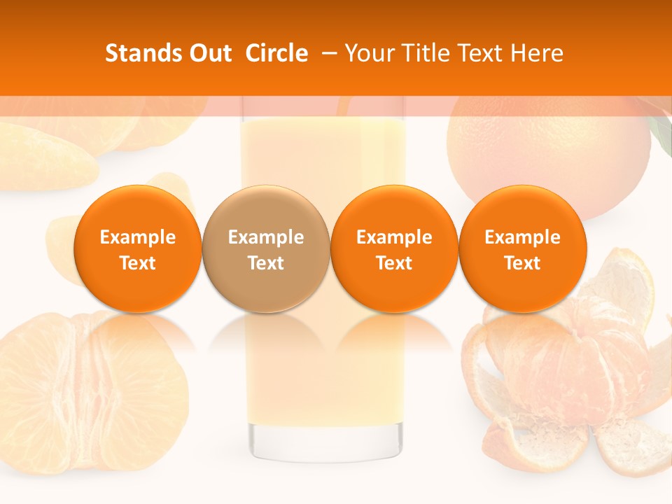 Closeup Beverage Refreshment PowerPoint Template