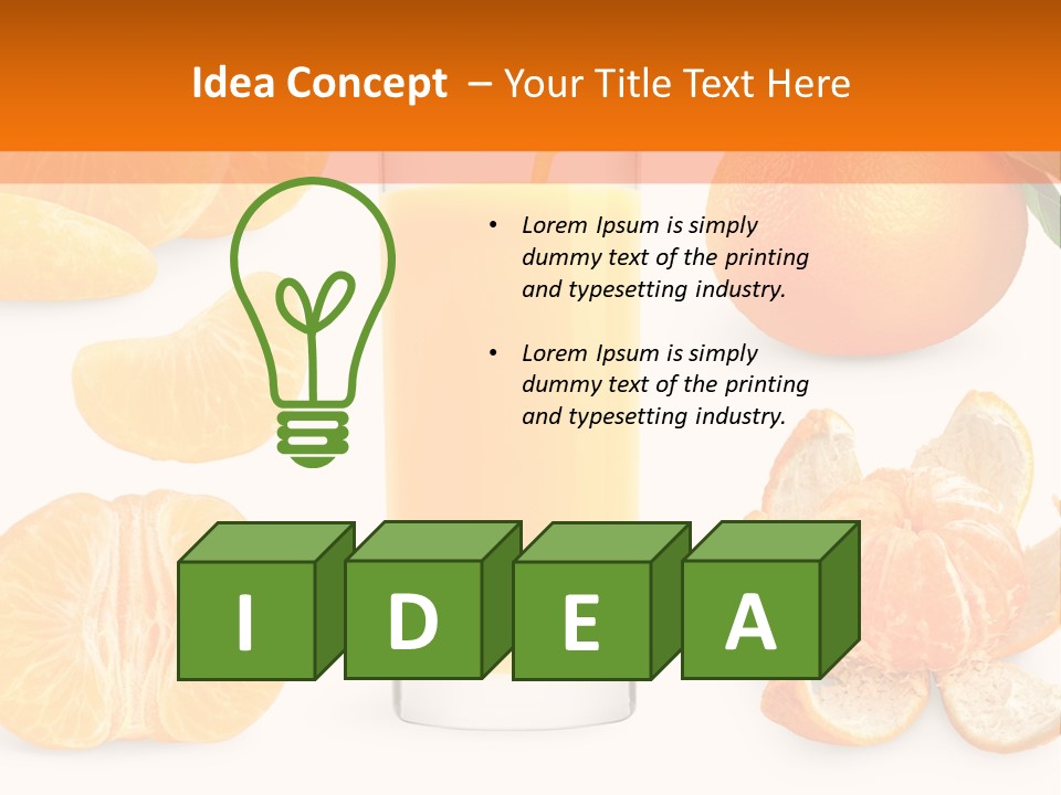 Closeup Beverage Refreshment PowerPoint Template