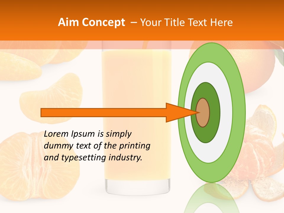 Closeup Beverage Refreshment PowerPoint Template