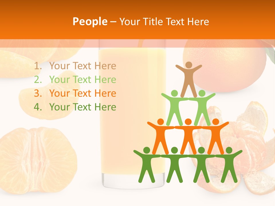 Closeup Beverage Refreshment PowerPoint Template
