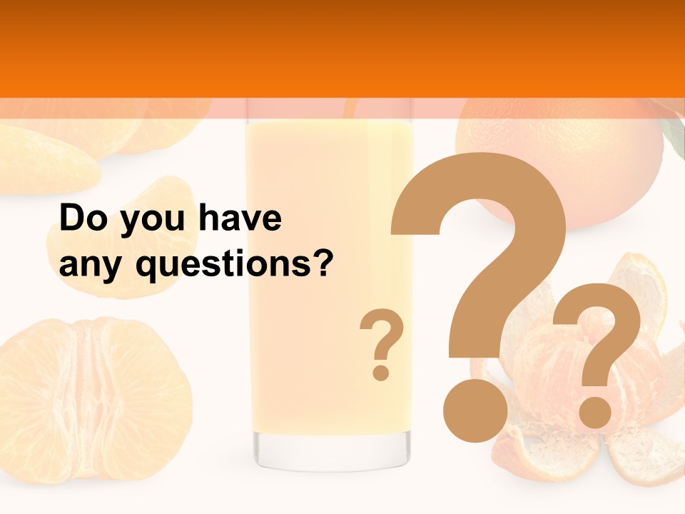 Closeup Beverage Refreshment PowerPoint Template