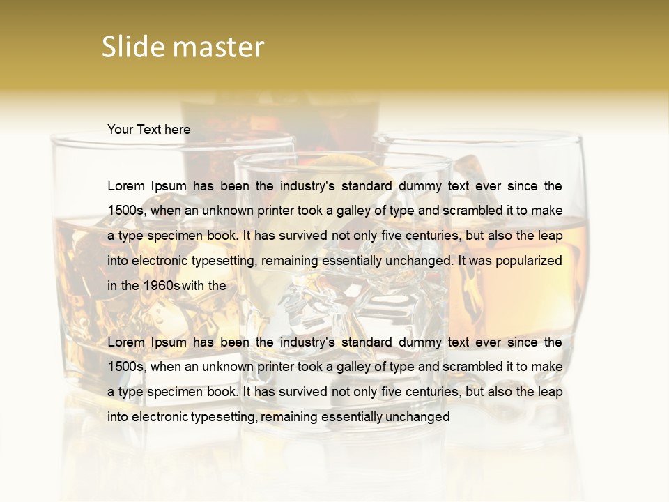 Lime Vodka Beverage PowerPoint Template