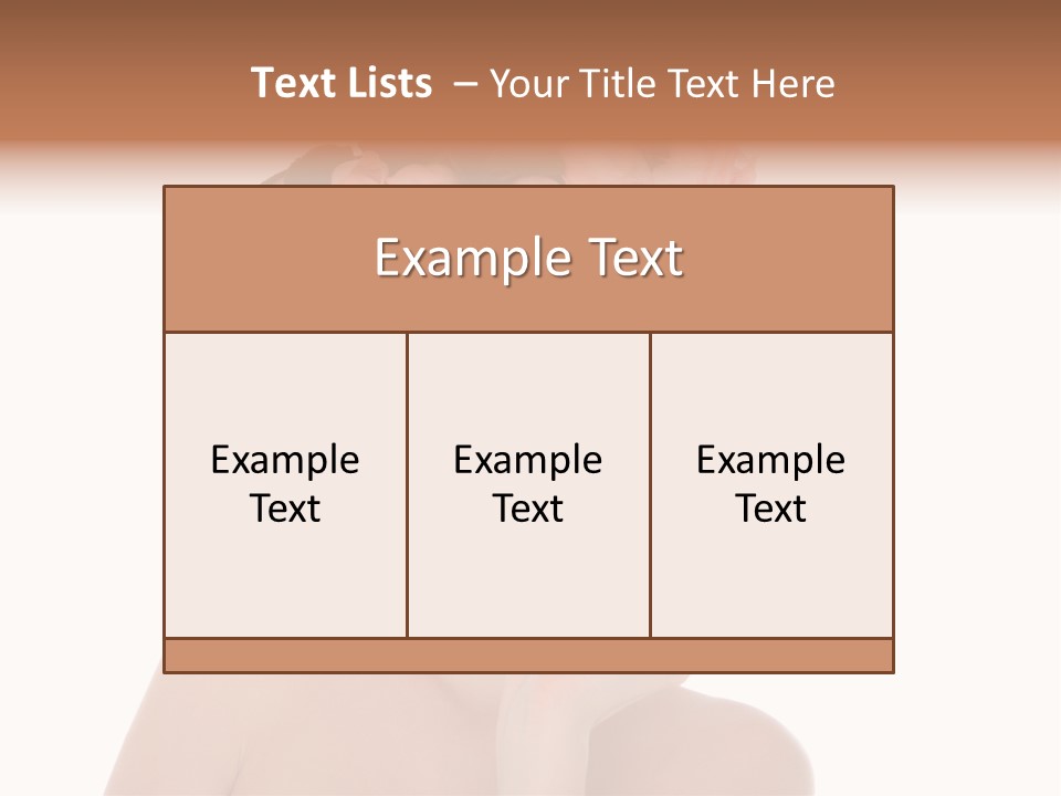 Elegant Isolated In White Flower PowerPoint Template