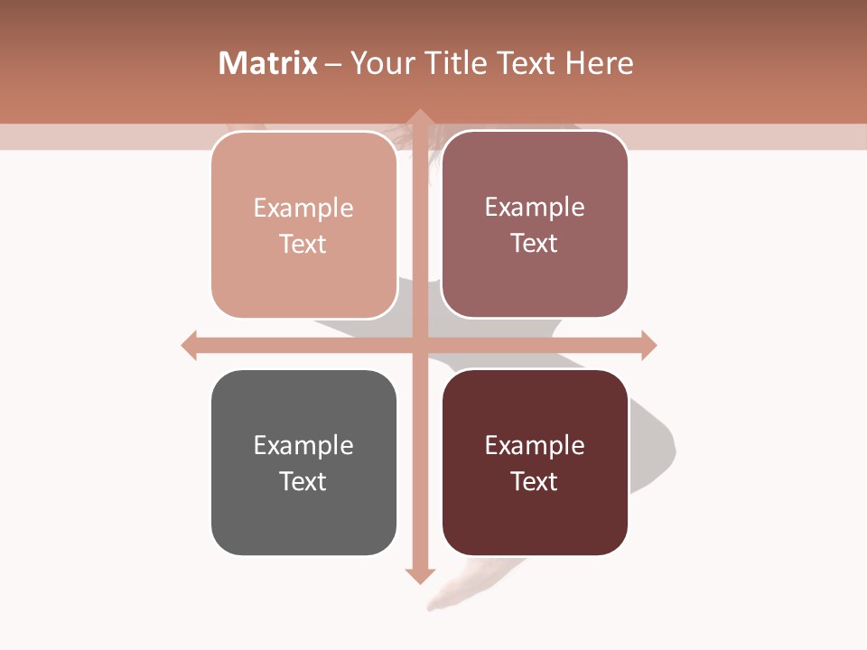 Woman Stretching Elegance PowerPoint Template