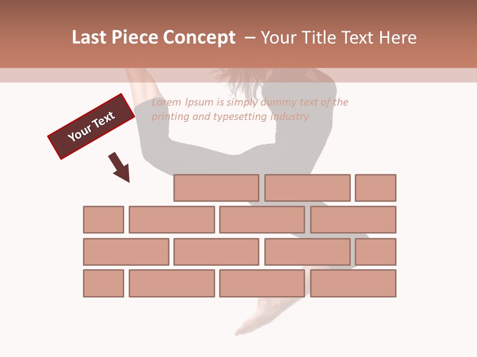 Woman Stretching Elegance PowerPoint Template