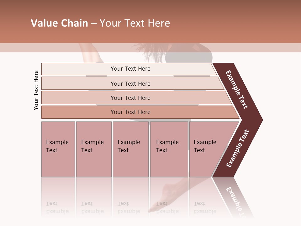 Woman Stretching Elegance PowerPoint Template