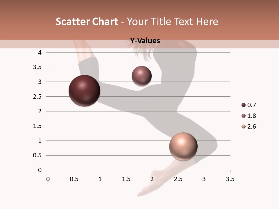 Woman Stretching Elegance PowerPoint Template