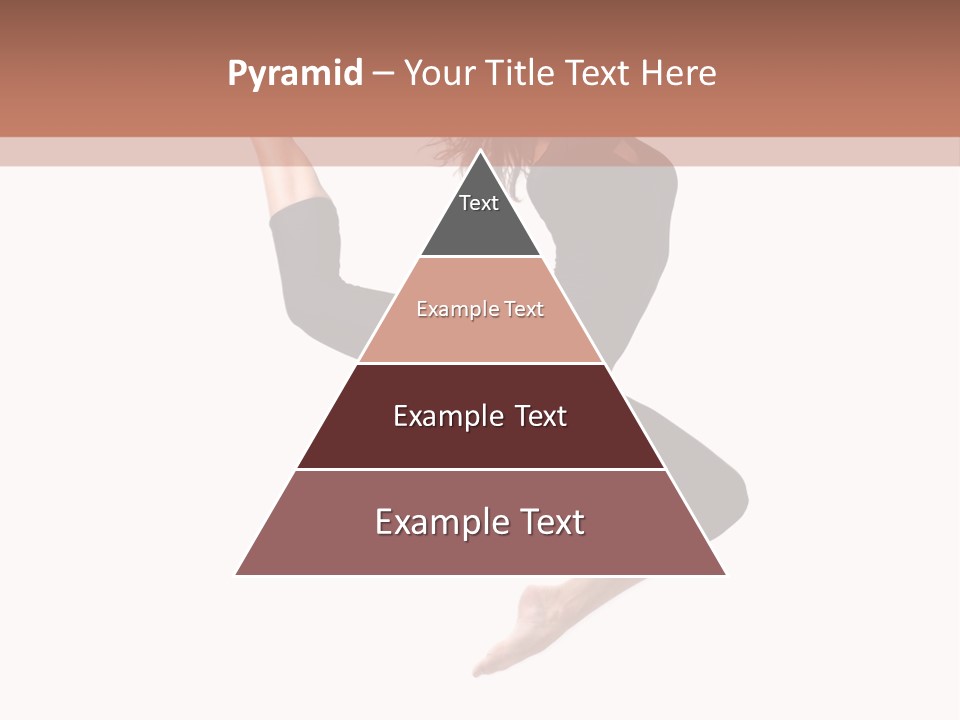 Woman Stretching Elegance PowerPoint Template