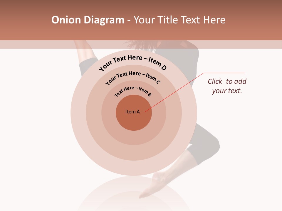 Woman Stretching Elegance PowerPoint Template