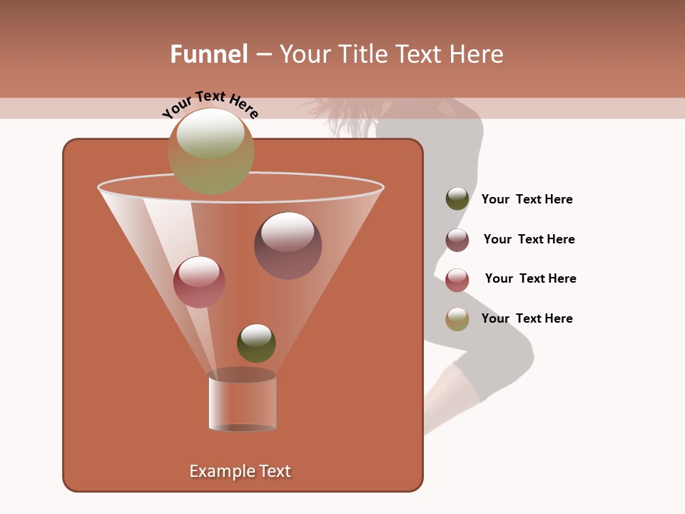 Woman Stretching Elegance PowerPoint Template