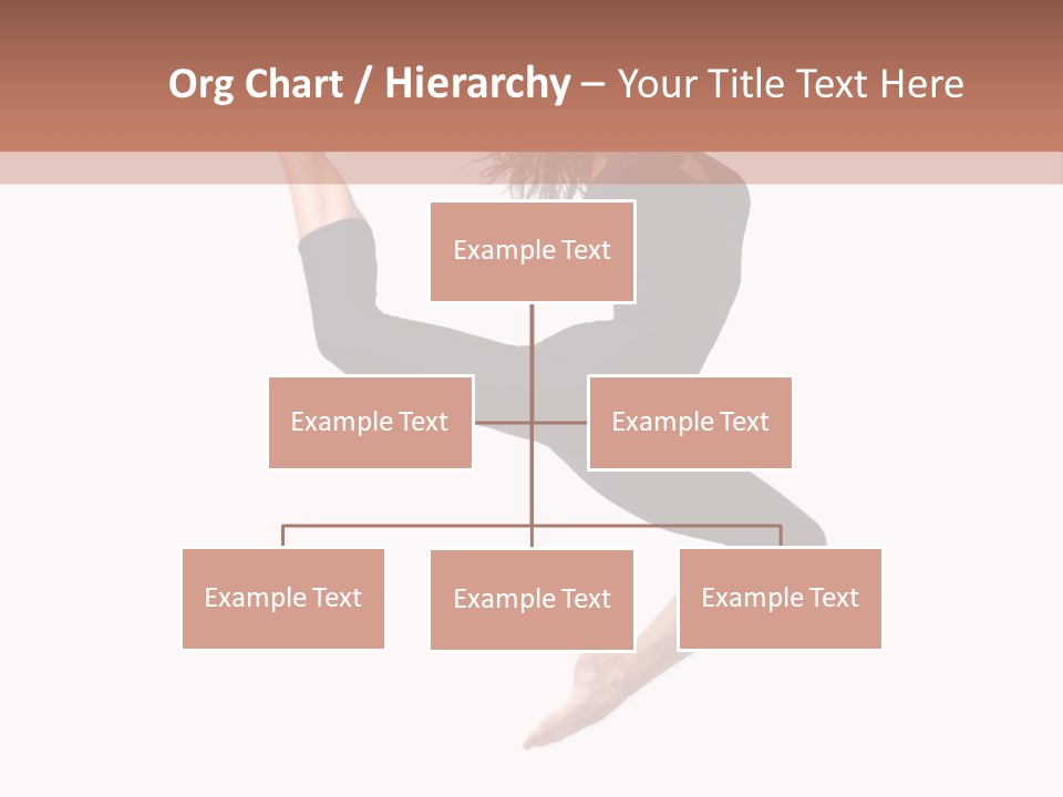 Woman Stretching Elegance PowerPoint Template