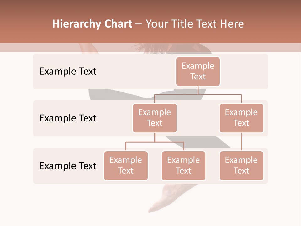 Woman Stretching Elegance PowerPoint Template