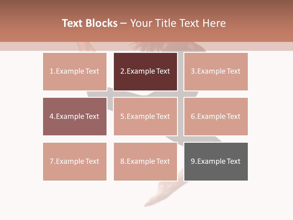 Woman Stretching Elegance PowerPoint Template