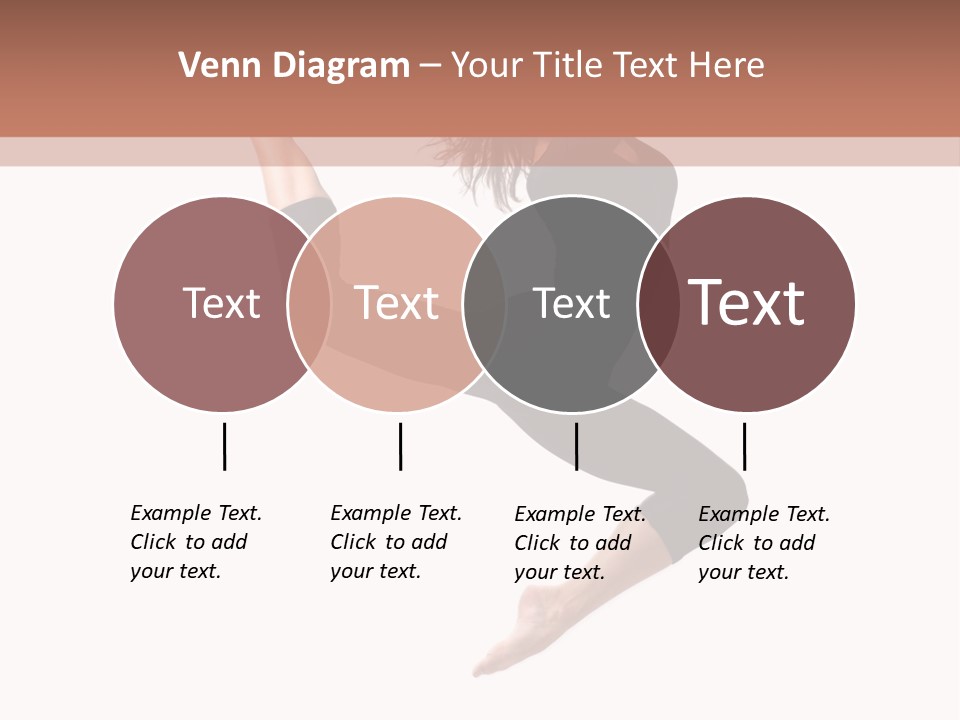 Woman Stretching Elegance PowerPoint Template