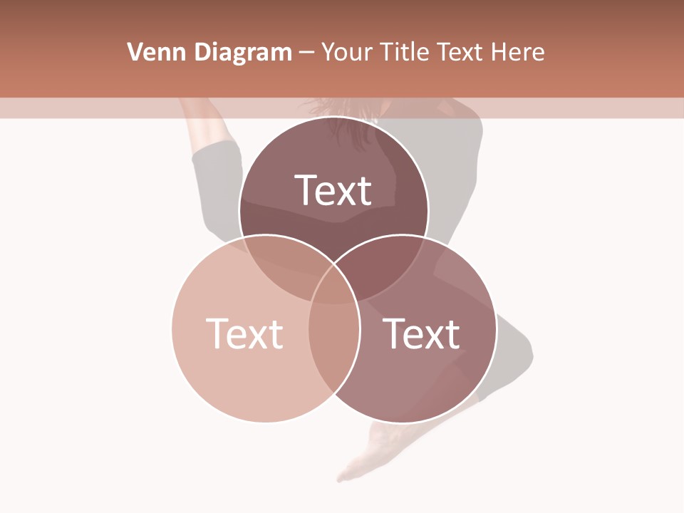 Woman Stretching Elegance PowerPoint Template