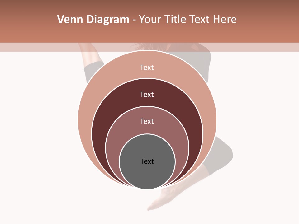 Woman Stretching Elegance PowerPoint Template