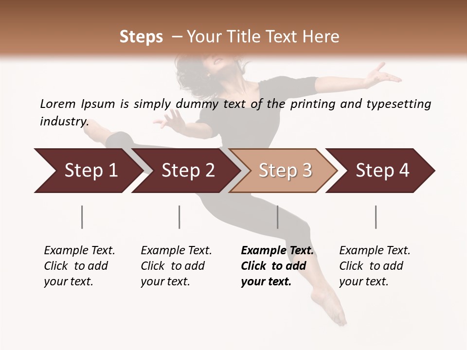 Studio Grace Stretching PowerPoint Template