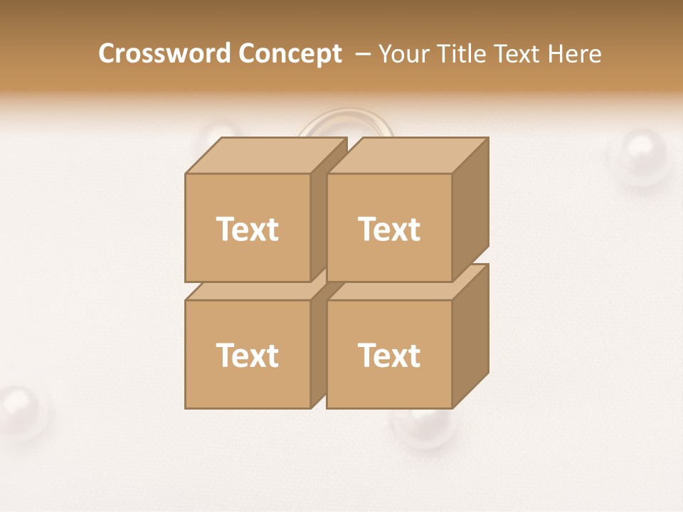 Decoration Golden Wedding PowerPoint Template