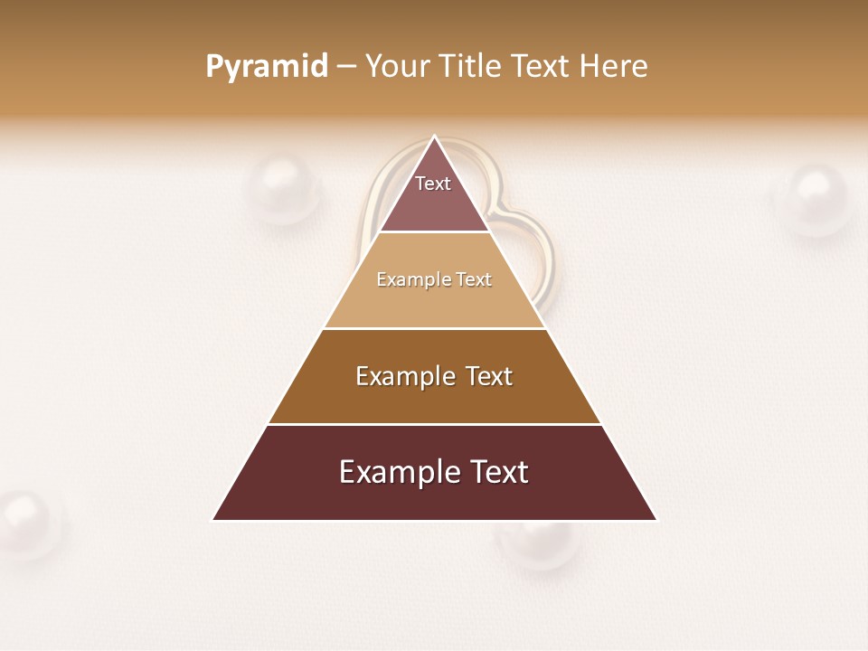 Decoration Golden Wedding PowerPoint Template