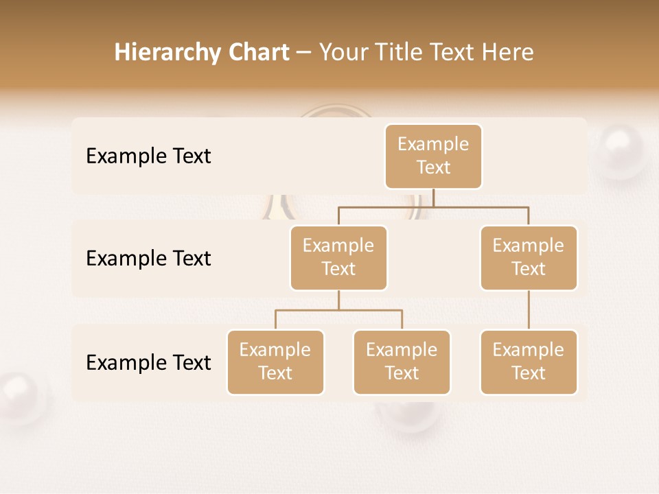 Decoration Golden Wedding PowerPoint Template