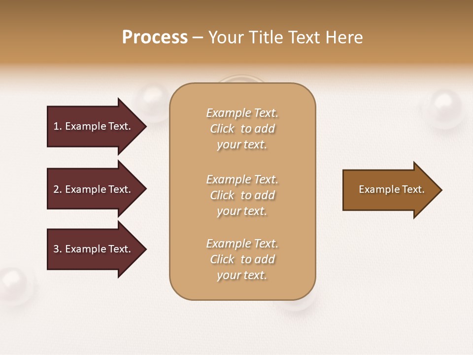 Decoration Golden Wedding PowerPoint Template