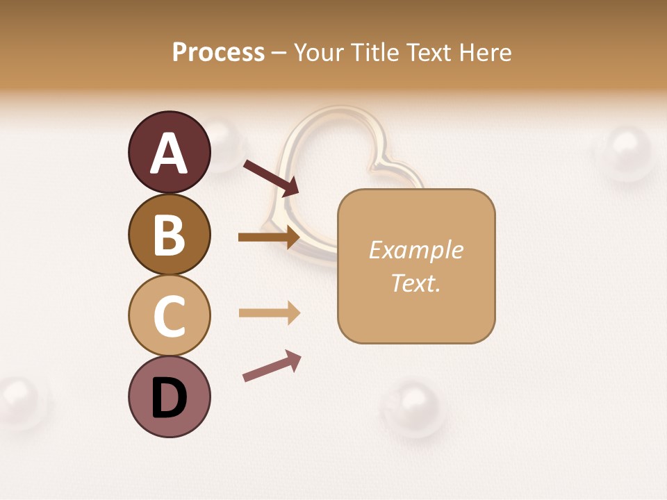 Decoration Golden Wedding PowerPoint Template