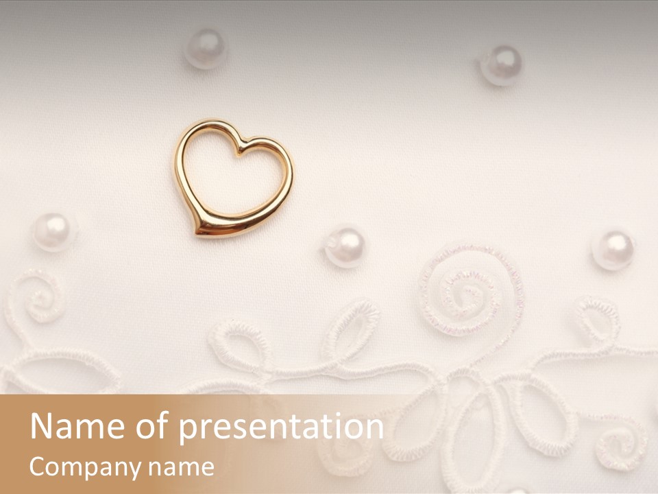 Detail Wedding Background Symbol PowerPoint Template