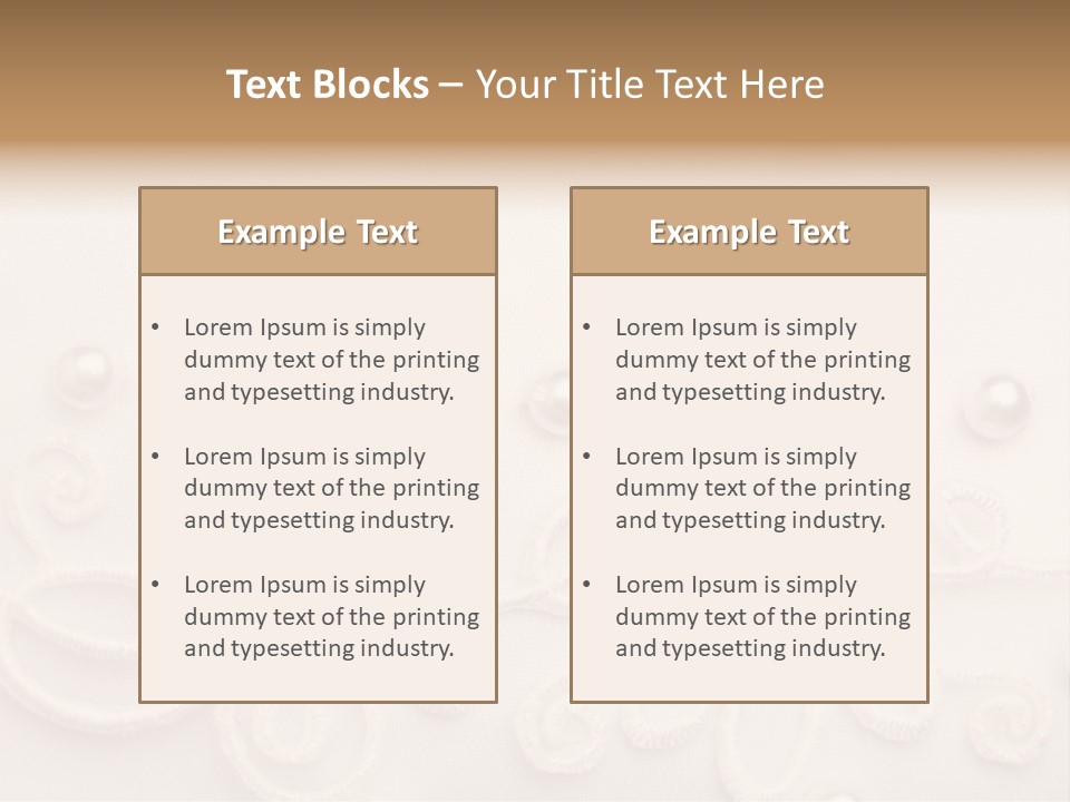 Detail Wedding Background Symbol PowerPoint Template