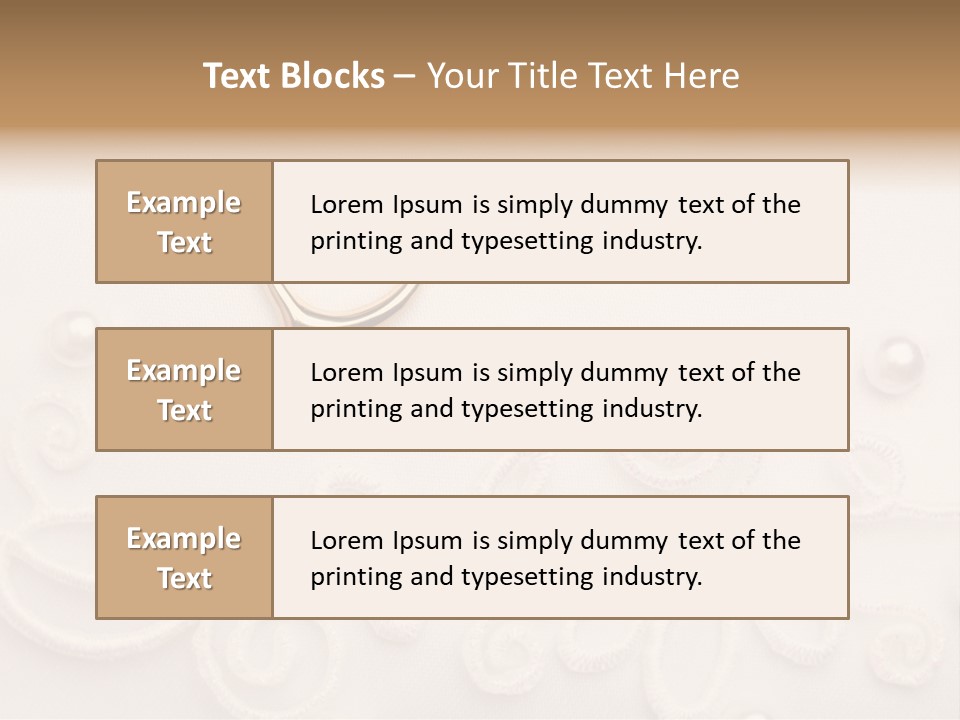 Detail Wedding Background Symbol PowerPoint Template