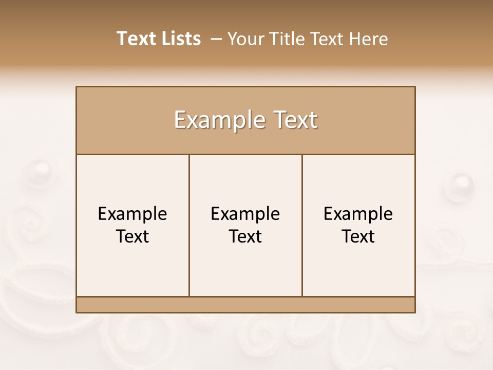 Detail Wedding Background Symbol PowerPoint Template