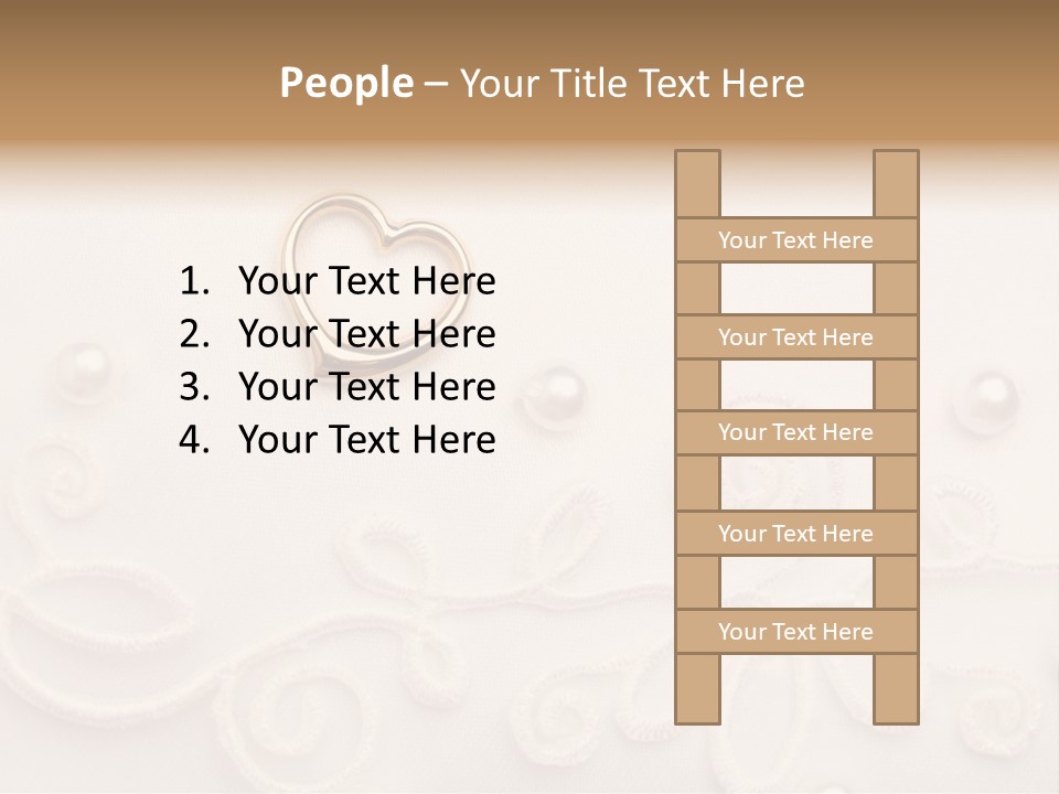 Detail Wedding Background Symbol PowerPoint Template