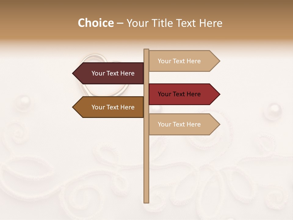Detail Wedding Background Symbol PowerPoint Template